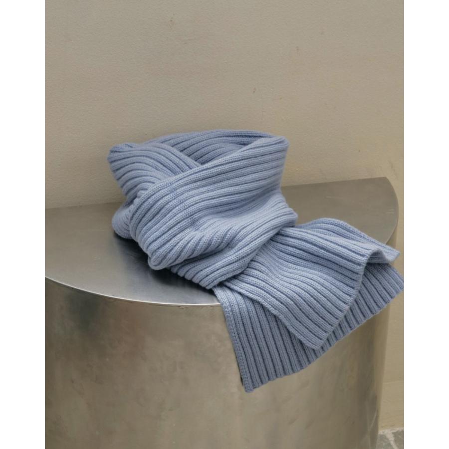 TODAYFUL (トゥデイフル）Rib Knit Muffler 即日発送 : RAPTURE - 通販