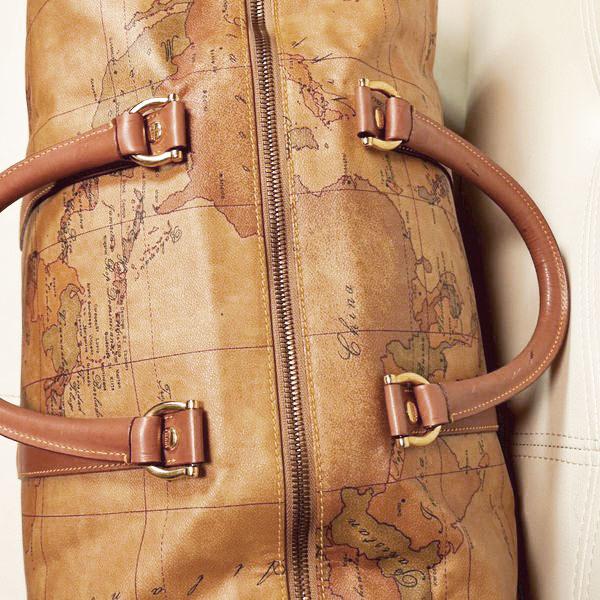 美品✨PRIMA CLASSE ボストンバッグ PVC 地図柄 2way 大容量 PRIMA