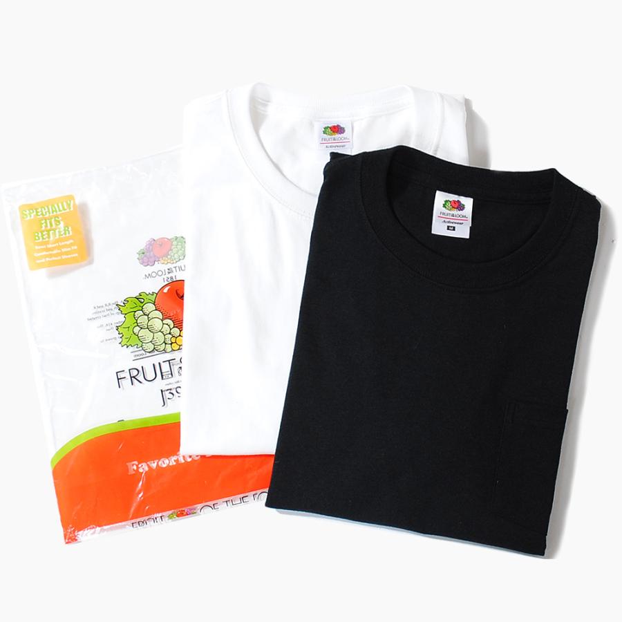 FRUIT OF THE LOOM（フルーツオブザルーム） Tシャツ ポケット付き 2枚