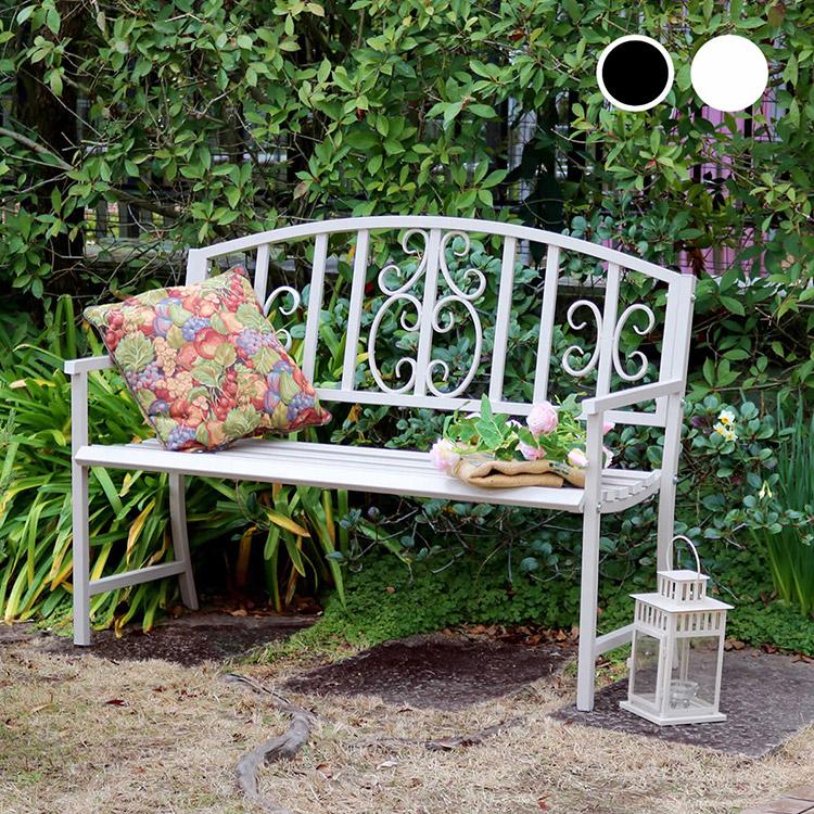 アイアンベンチ レヴェリ IB-120 かわいい ベンチ ガーデンベンチ 椅子