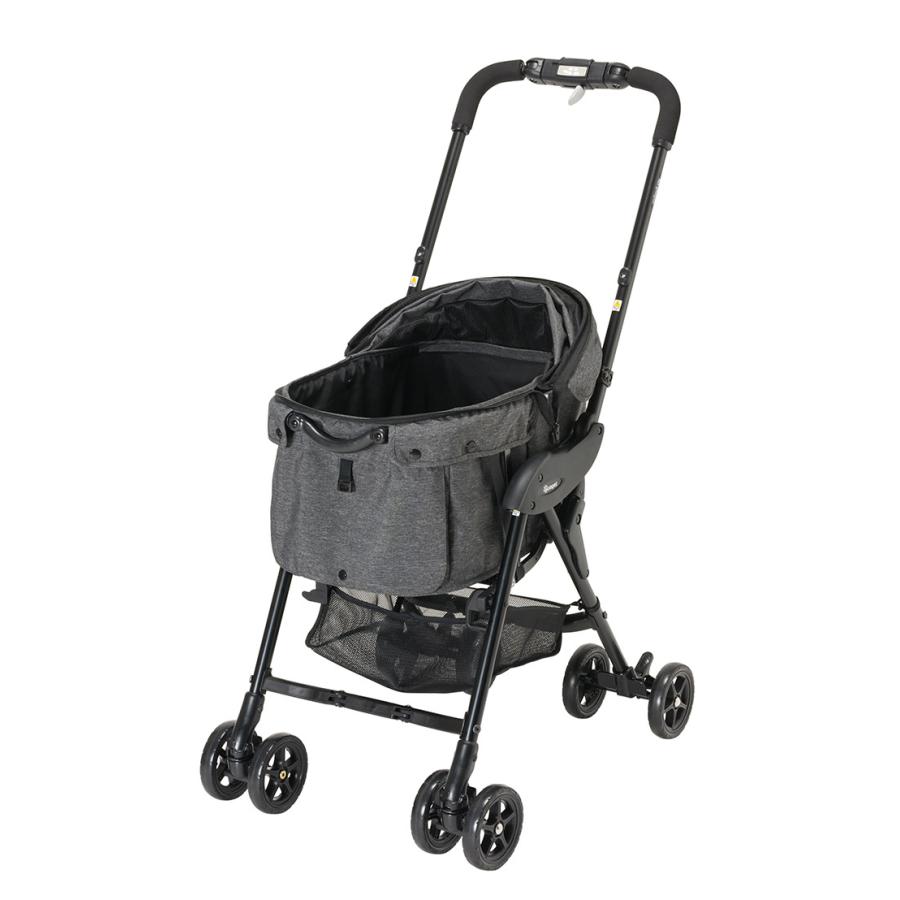 コムペット ペットカート ミリミリライトα ブラック 折りたたみ