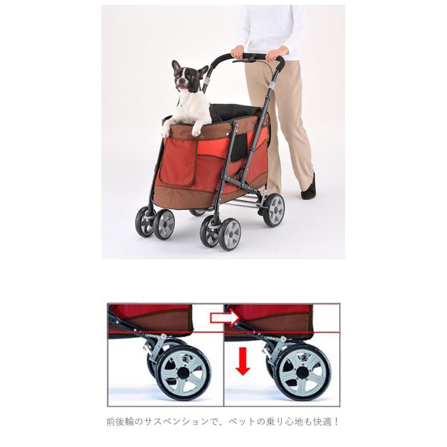 ボンビアルコン ペット用 大型 バギー 折りたたみ スロープ付 耐荷重