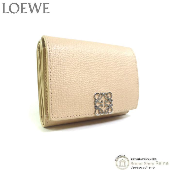 LOEWE（ロエベ） アナグラム トライフォールド 6cc ウォレット