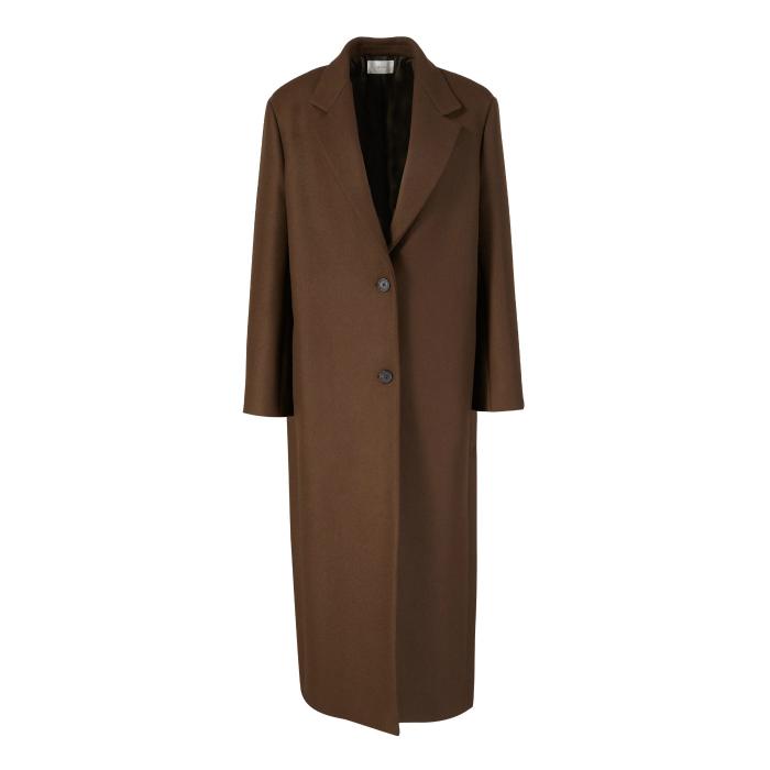THE ROW（ザ ロウ） PELLA COAT 6582 シングル ロングコート ダーク