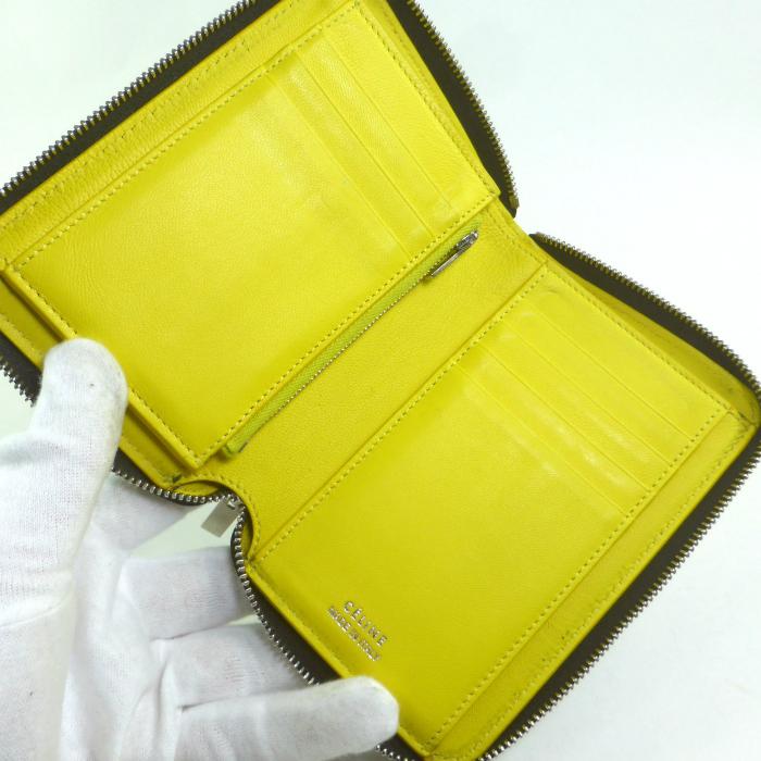 CELINE（セリーヌ） ミディアム ジップ ウォレット ラウンドファスナー