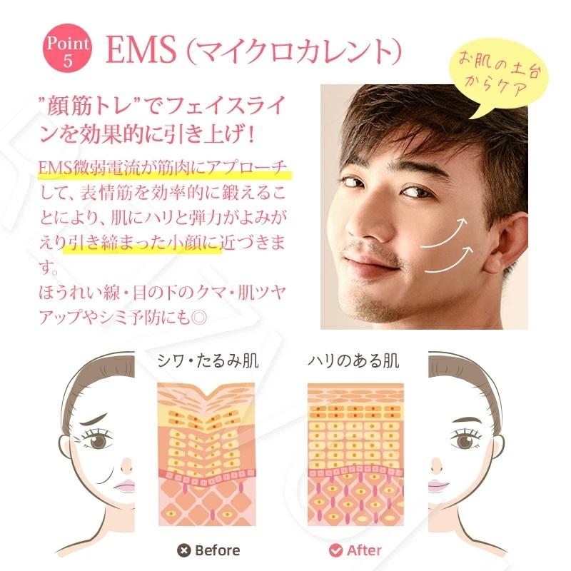 1台8役 美顔器 Shine シャイン EMS led RF ラジオ波 赤光 自宅エステ