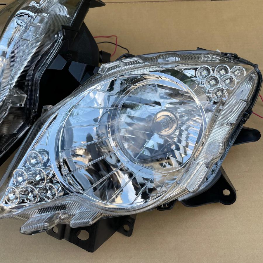 ホンダ フォルツァ MF10 白 LED ポジションランプ付 ヘッドライト