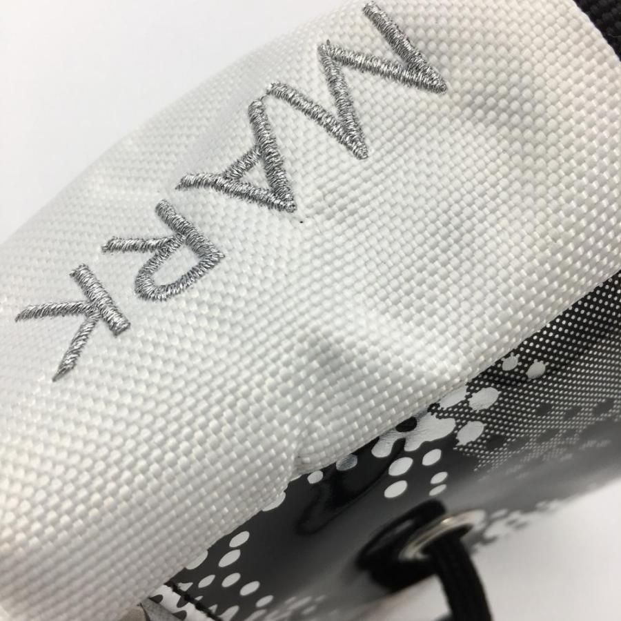 美品】MARK＆LONA マークアンドロナ ボールケース ポーチ シルバー×黒