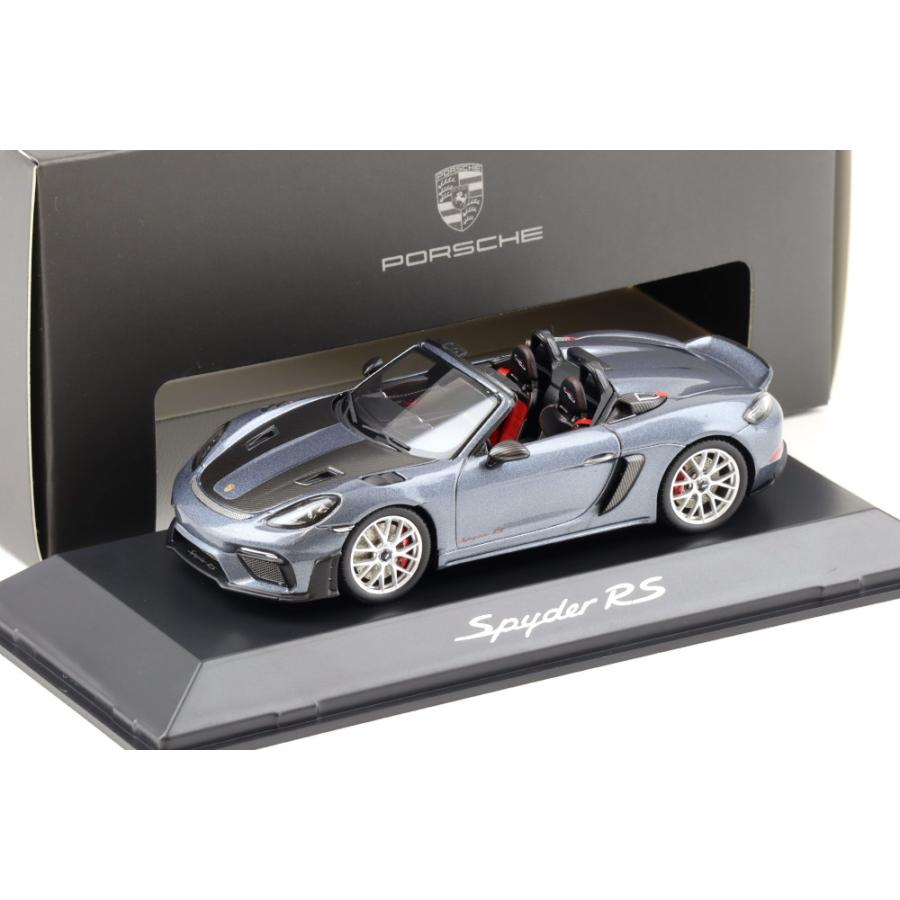 ポルシェ 981ボクスタースパイダー718ケイマン1/43ホワイト2000台限定