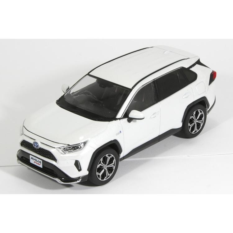 トヨタ特注 1/30 新型 トヨタ RAV4 PHV ホワイト カラーサンプル