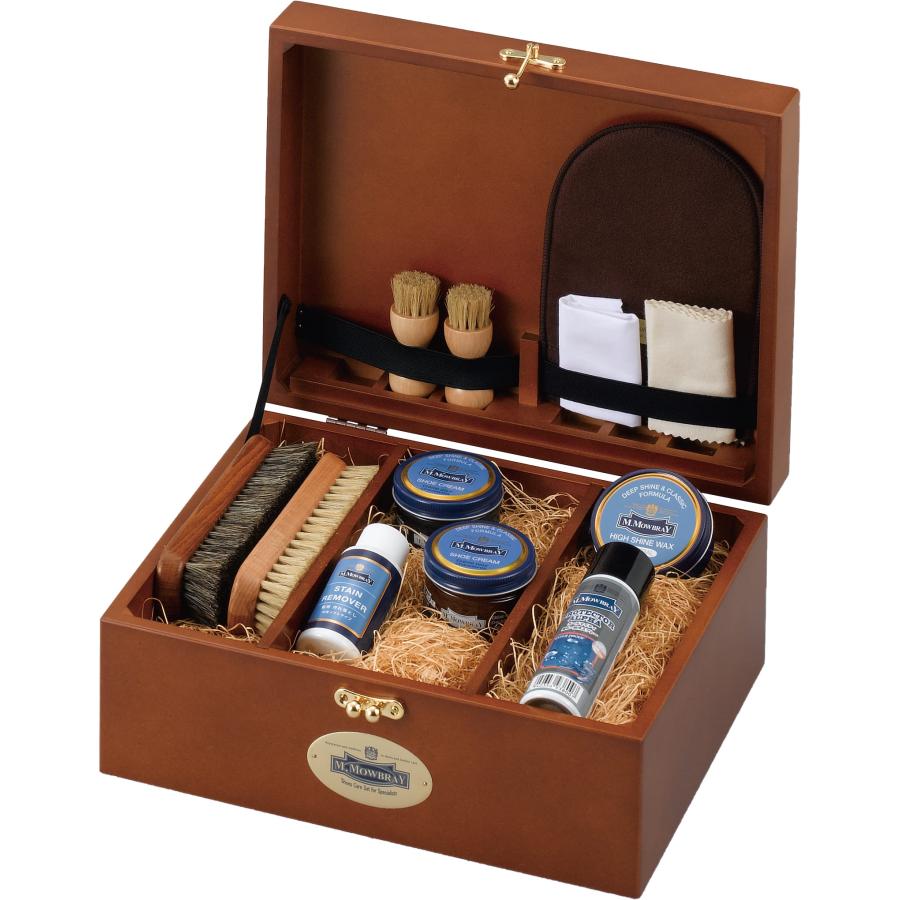 M.MOWBRAY 【割引クーポン配布中！】革靴 手入れ シューケアボックス