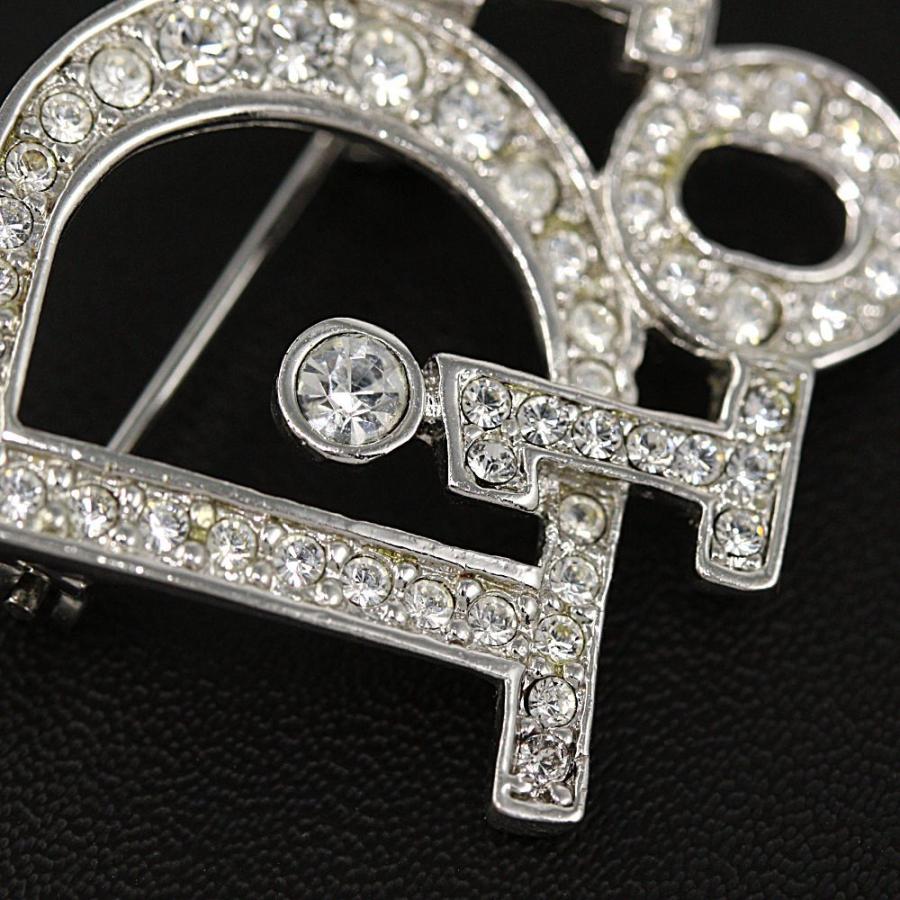 極美品】ディオール キャットモチーフ シルバー ラインストーン