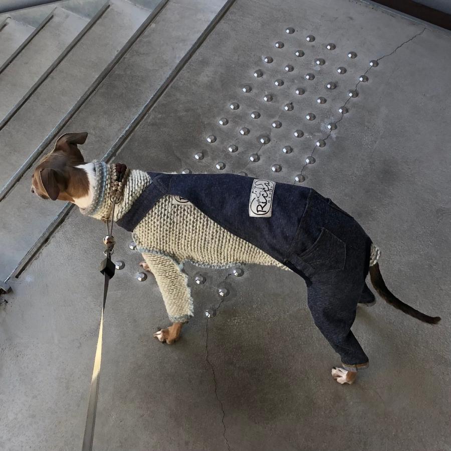 ストレッチデニムサロペット （イタリアングレイハウンド イタグレ