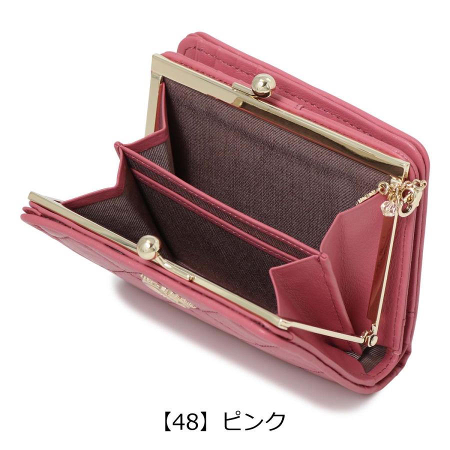 JILL STUART（ジルスチュアート） 二つ折り財布 がま口 本革 レザー