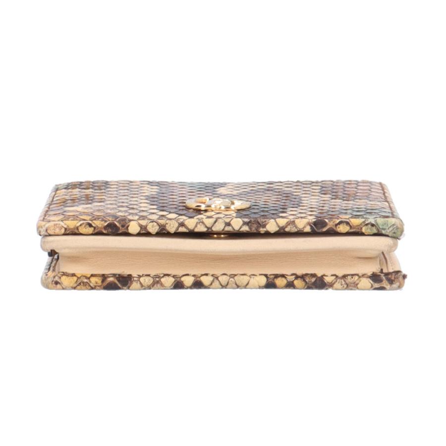 GUCCI（グッチ） GGマーモント 二つ折り財布 パイソン 456126