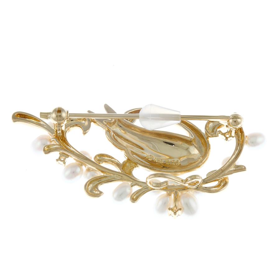 K18】ブローチ ダイヤモンド0.02ct 約8g 貴金属 K18】ブローチ