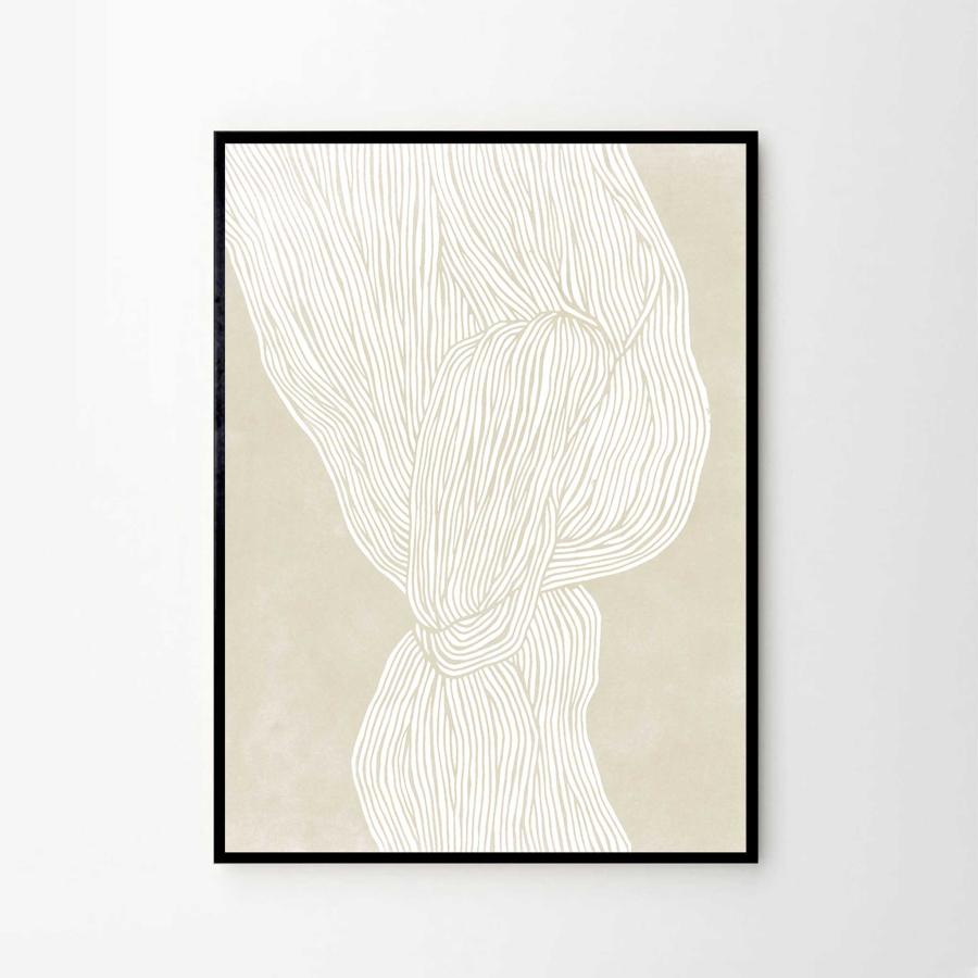 The Poster Club アートポスター 50×70cm Line no. 07 ポスタークラブ