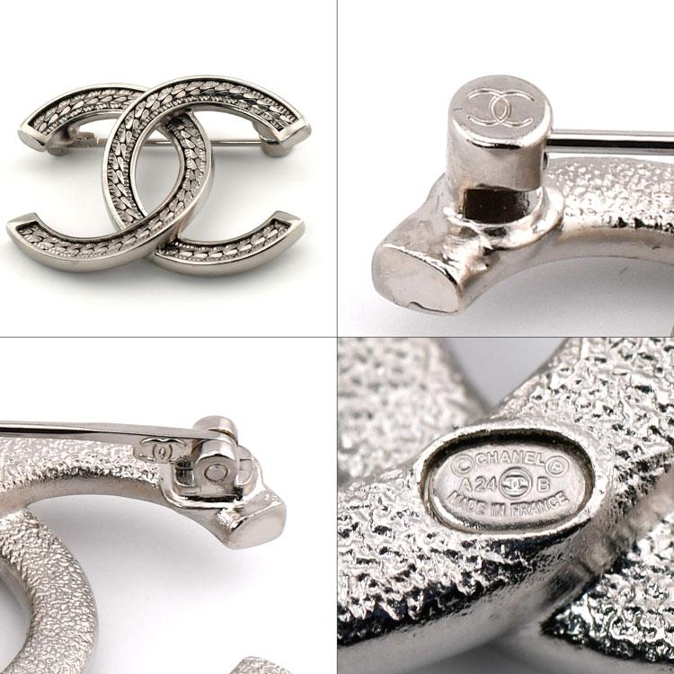 G267 シャネル ブローチ リボン ホワイト G267 シャネル ブローチ