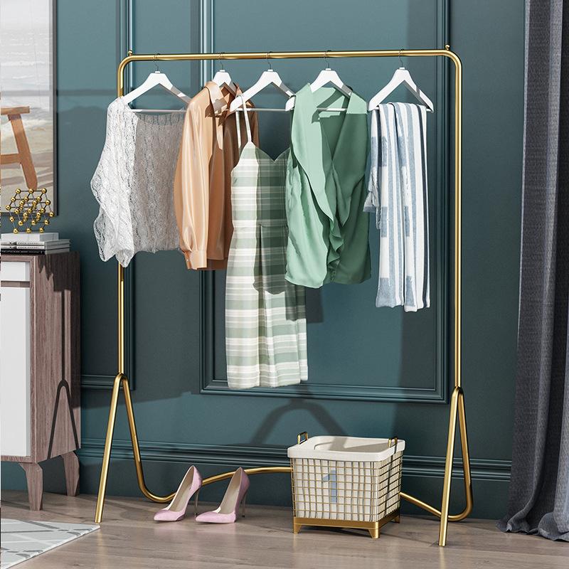 ハンガーラック スクエア型 シンプル おしゃれ ストッパー 付き 耐荷重