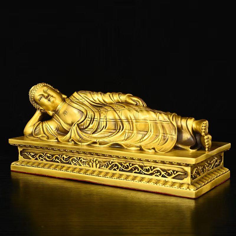 佛像 涅槃仏 釈迦牟尼仏 如来像 釈迦 風水 置物 オブジェ 仏像 供養像