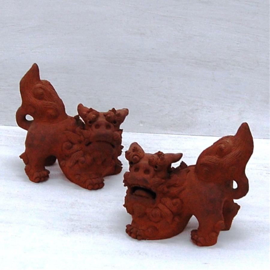 raisin2様 沖縄 壺屋焼 昇 シーサー 名工 小橋川昇 手捻り raisin2様