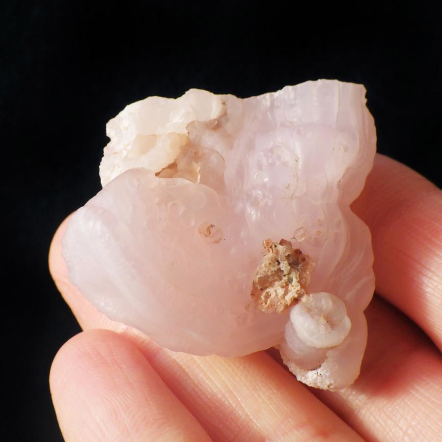 ピンクカルセドニー 原石 結晶 アメリカ・ニューメキシコ州産 玉髄