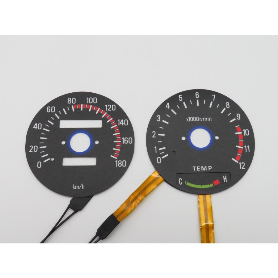 ELメーター RZ350 黒 純正風 4L3 4U0 RZ250 ブラック ELパネル : 堀内