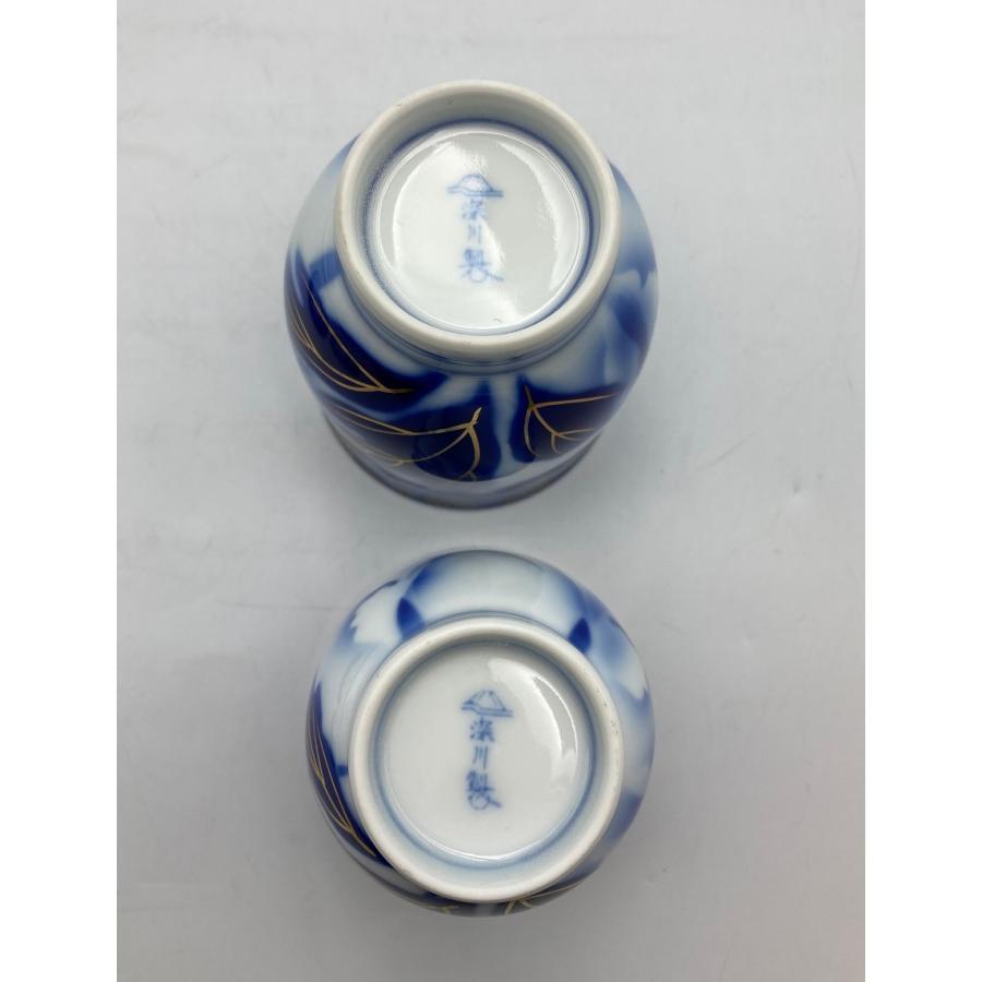 深川製磁 牡丹金ミル 組湯呑 中古4 : 京都リサイクル王国Yahoo!店