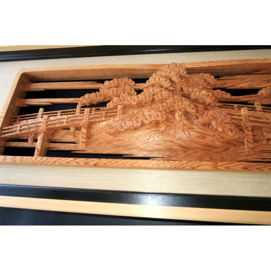 欄間 建具 欄間彫刻 【1点もの商品】【新品】 高級手彫り欄間2間1組