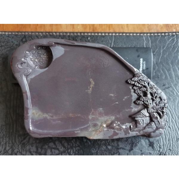 端渓硯 老坑 山潤秀色硯 128×87×27mm 一点物 : 書道用品 緑風店 - 通販