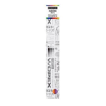 ステッドラー/WOPEX/ウォペックス鉛筆【HB】6本セット/ネオンカラー