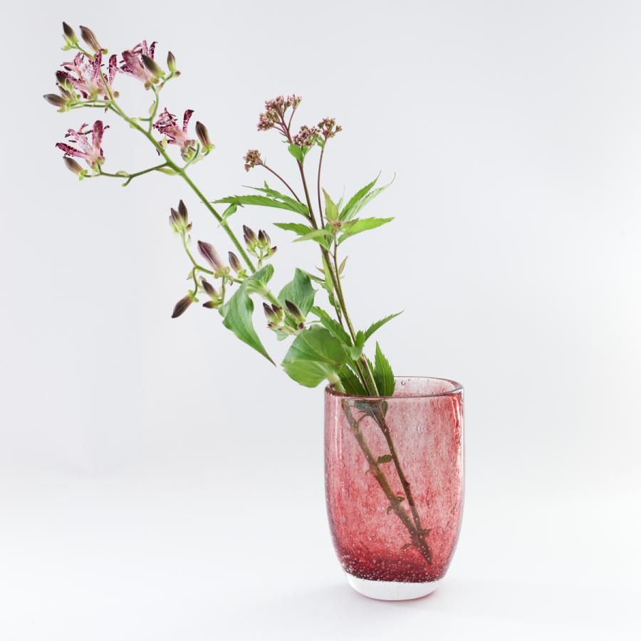 アンティークビミニガラスの花瓶 アンティークビミニガラスの花瓶