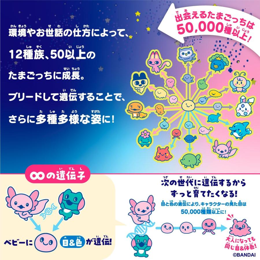 BANDAI（バンダイ） Tamagotchi Paradise Pink Land 対象年齢 6才以上