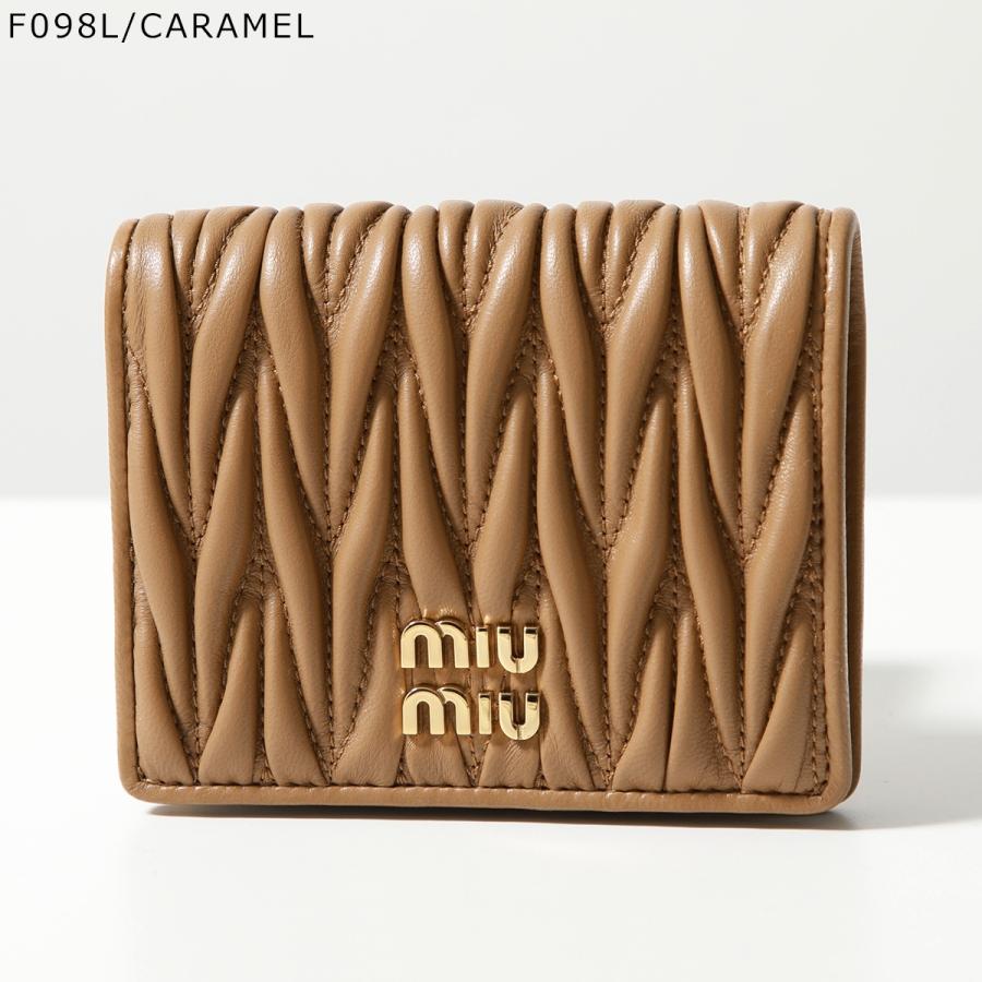miu miu（ミュウミュウ） 二つ折り財布 5MV204 2FPP AFPP レディース