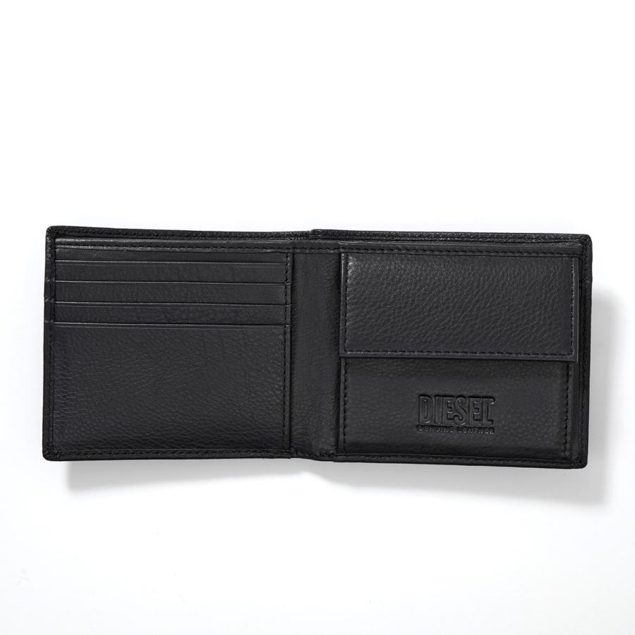 DIESEL（ディーゼル） 二つ折り財布 X09542 PR227 メンズ レザー ロゴ
