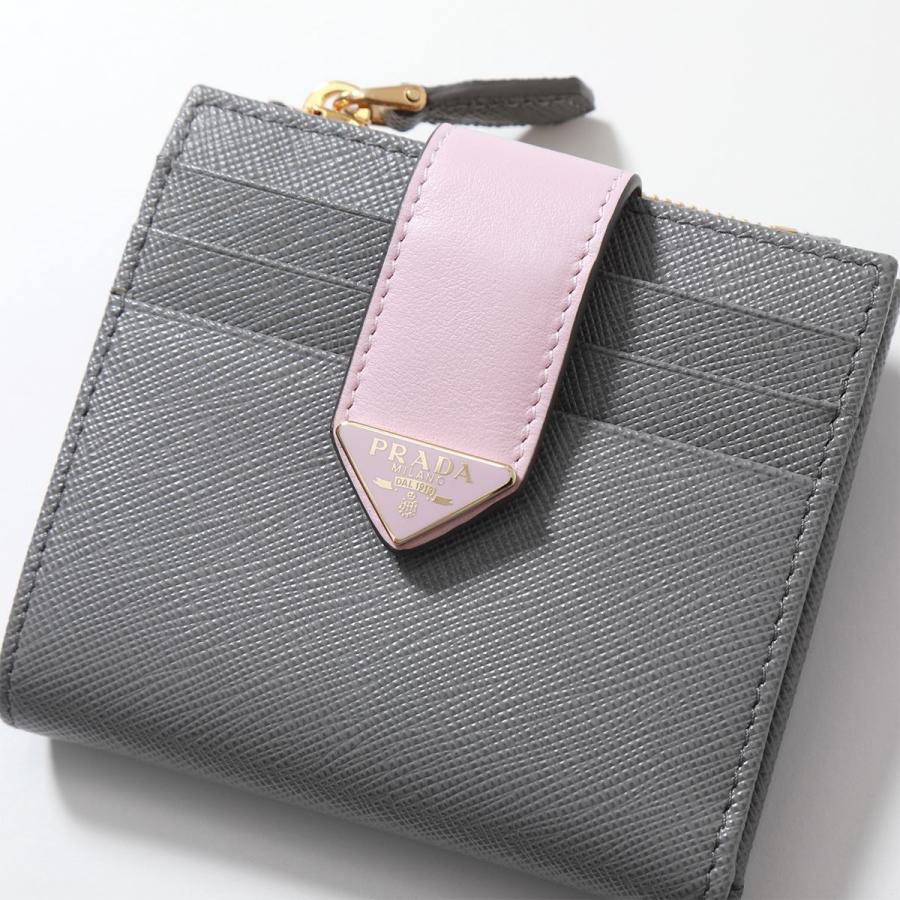 PRADA（プラダ） 二つ折り財布 1ML047 2DYG レディース バイカラー