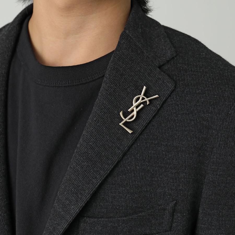 SAINT LAURENT サンローラン ブローチ CASSANDRE BROCHE カサンドラ