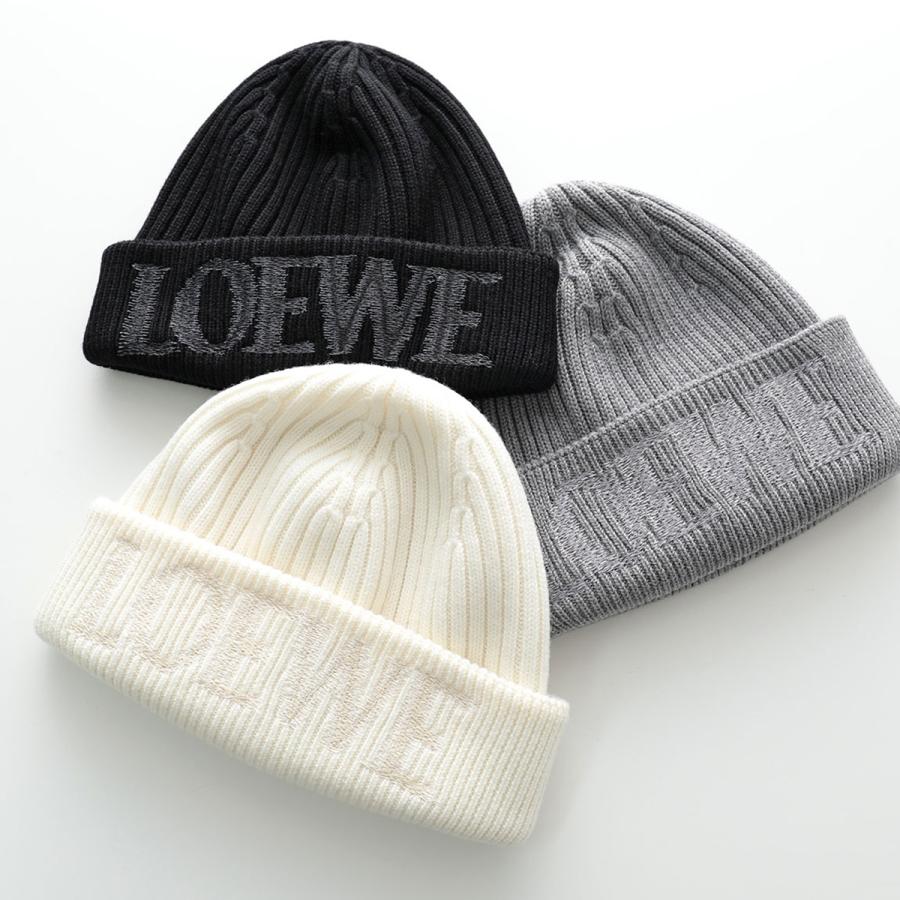 LOEWE ホワイト ニット帽 新品タグ付き LOEWE ホワイト ニット帽 新品