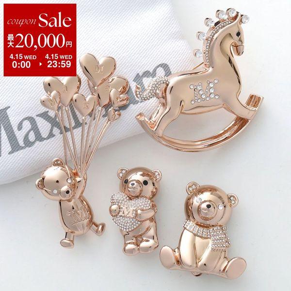 Max Mara（マックスマーラ） ブローチ TEDDYBROOCH SHINY テディ