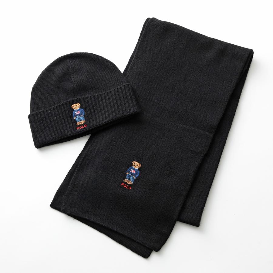 minさま ポロベア ハスキー ニットキャップ minさま ポロベア ハスキー