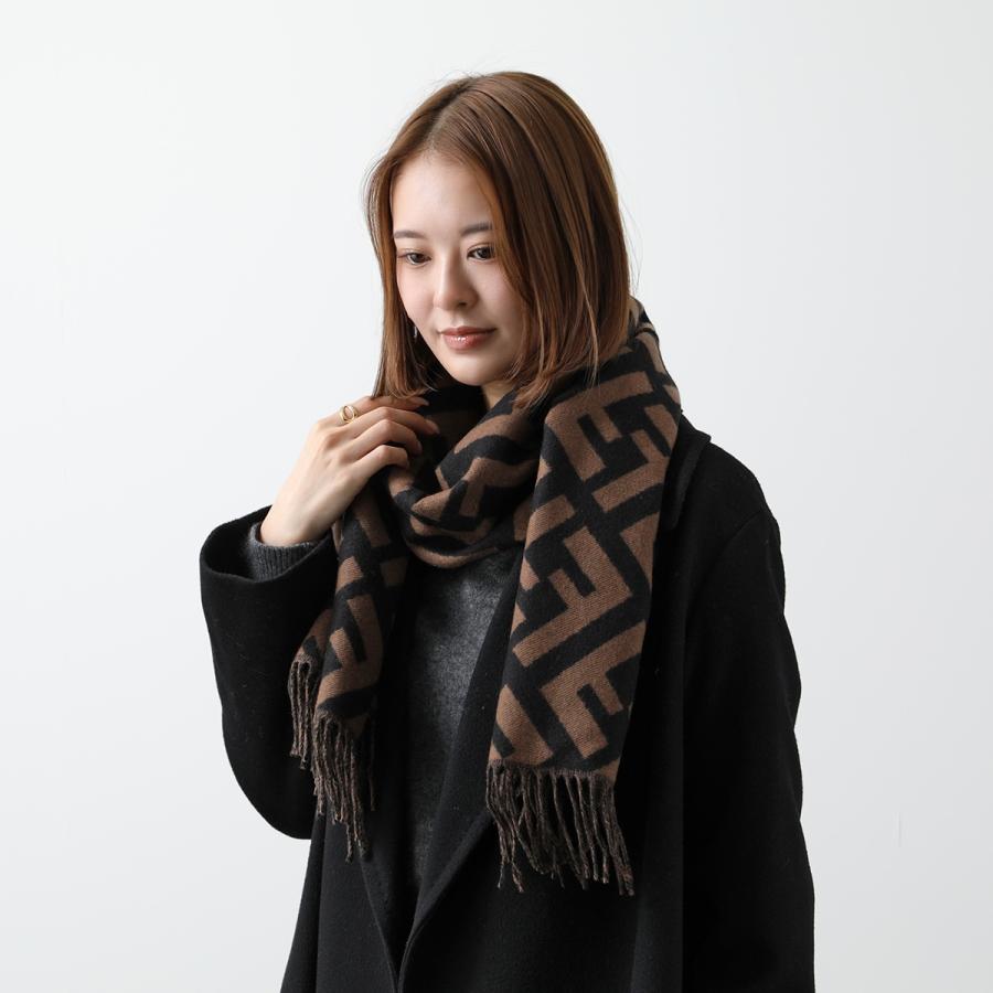 FENDI（フェンディ） FFマフラー FXT260 A8RS レディース カシミヤ