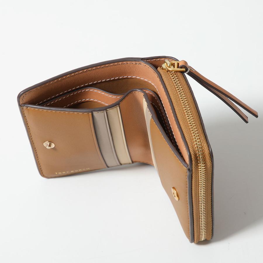 TORY BURCH（トリーバーチ） 二つ折り財布 ROBINSON PEBBLED BI-FOLD