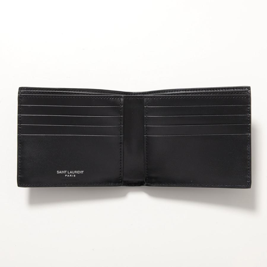 SAINT LAURENT サンローラン 二つ折り財布 607727 1JB0E メンズ