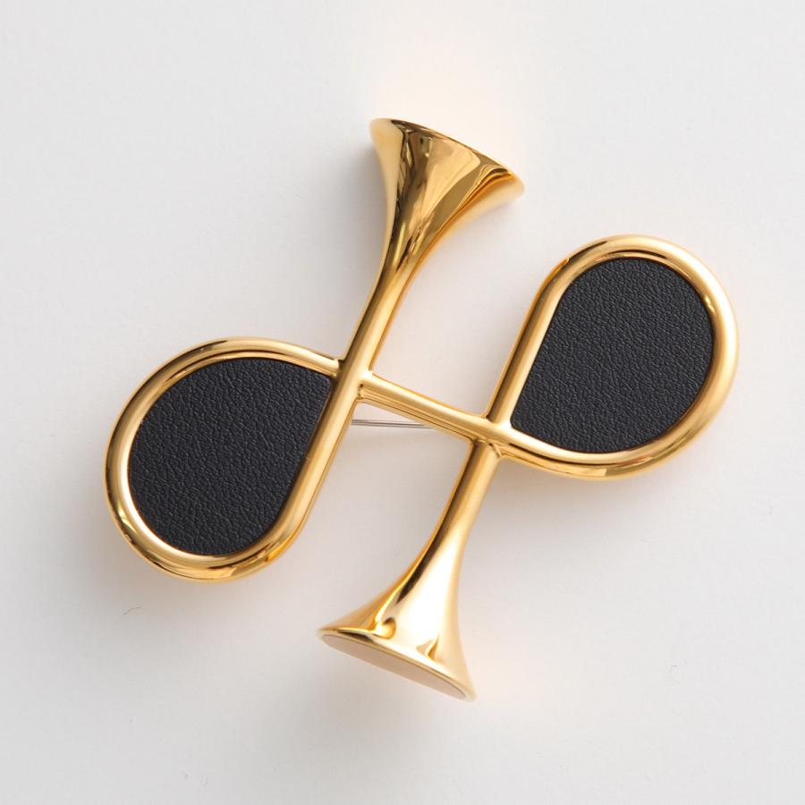 HERMES（エルメス） ブローチ コルアッシュ Cor H 500082FC スイフト