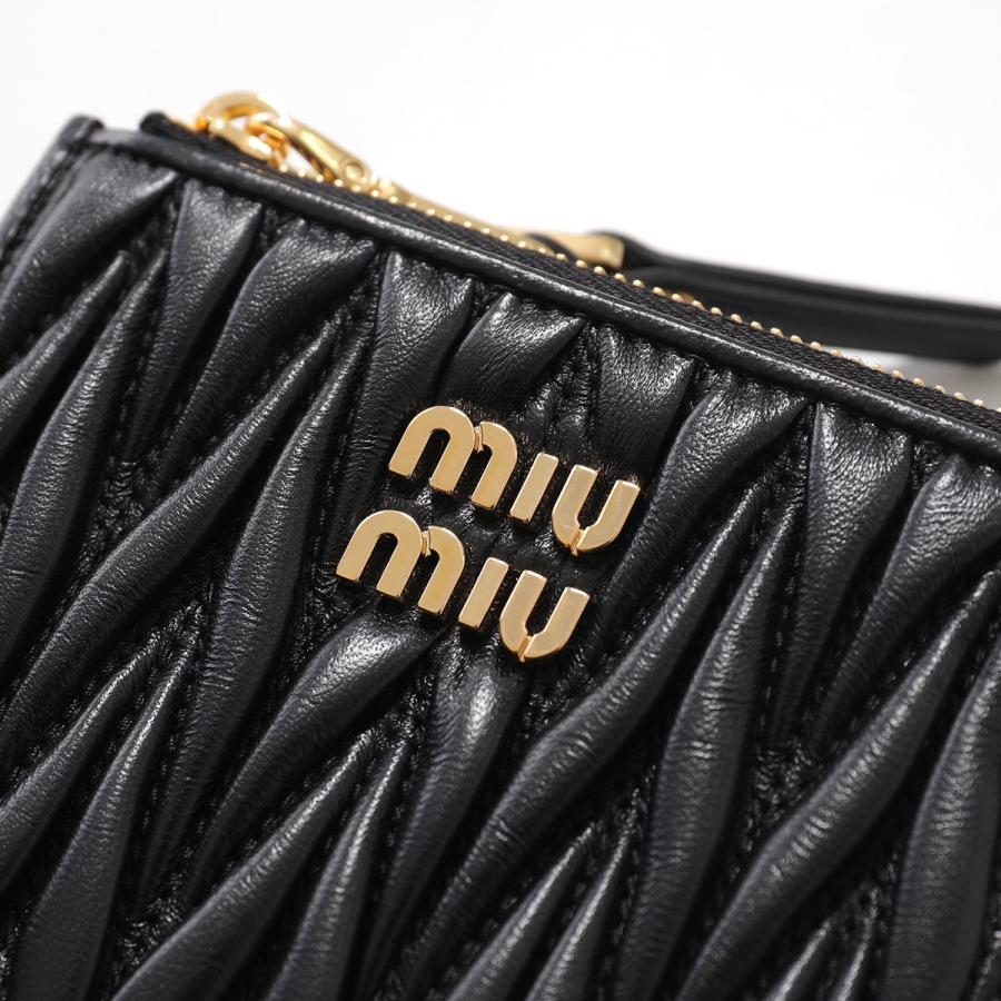 miu miu（ミュウミュウ） 二つ折り財布 MATELASSE マテラッセ 5ML024