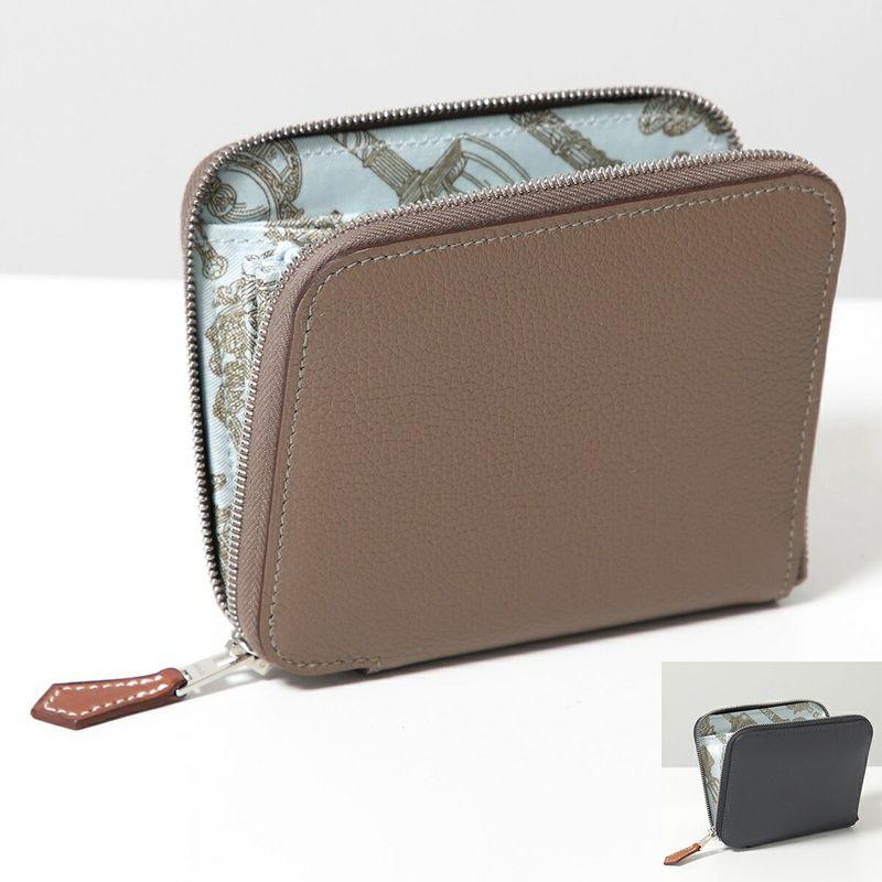 HERMES（エルメス） 二つ折り財布 アザップ シルクイン コンパクト