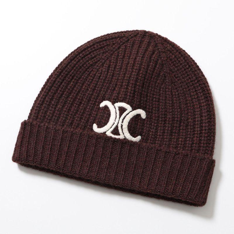 CELINE（セリーヌ） ニット帽 AA08P384D.19BR レディース トリオンフ