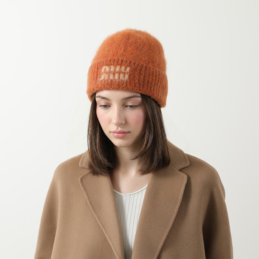 miu miu（ミュウミュウ） ニット帽 5HC378 2CQD レディース ニット