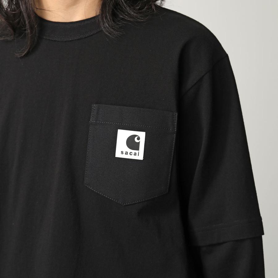 sacai（サカイ） × Carhartt WIP カーハート コラボ 長袖 Tシャツ