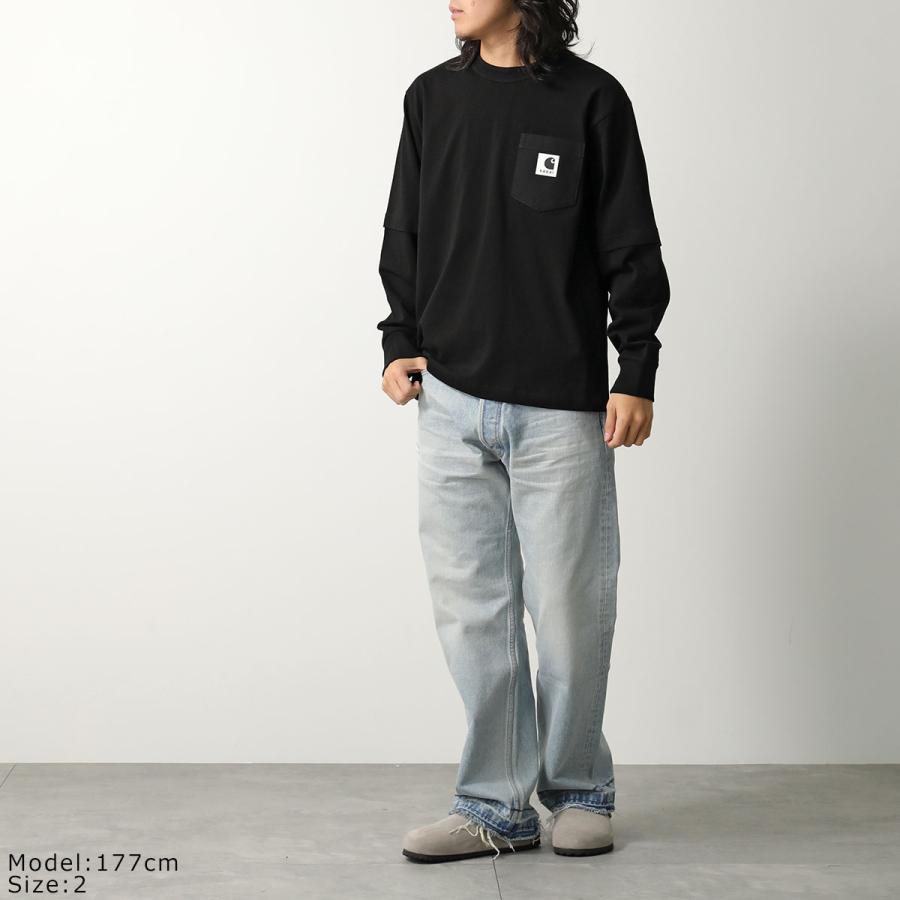 sacai（サカイ） × Carhartt WIP カーハート コラボ 長袖 Tシャツ